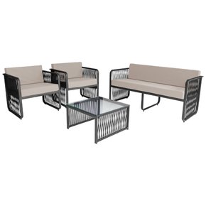 conjunto santiago em corda naut branco em fundo branco