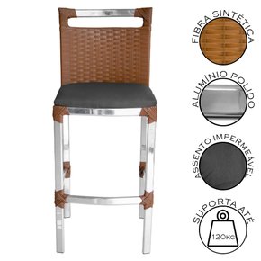 vigor aluminio polido caramelo cinza