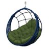 balanco ninho bola corda azul verde