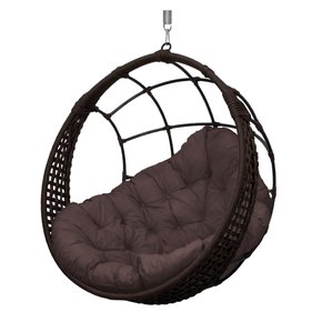 balanco bola corda marrom marrom