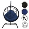 bal ninho bola com suporte corda preta azul